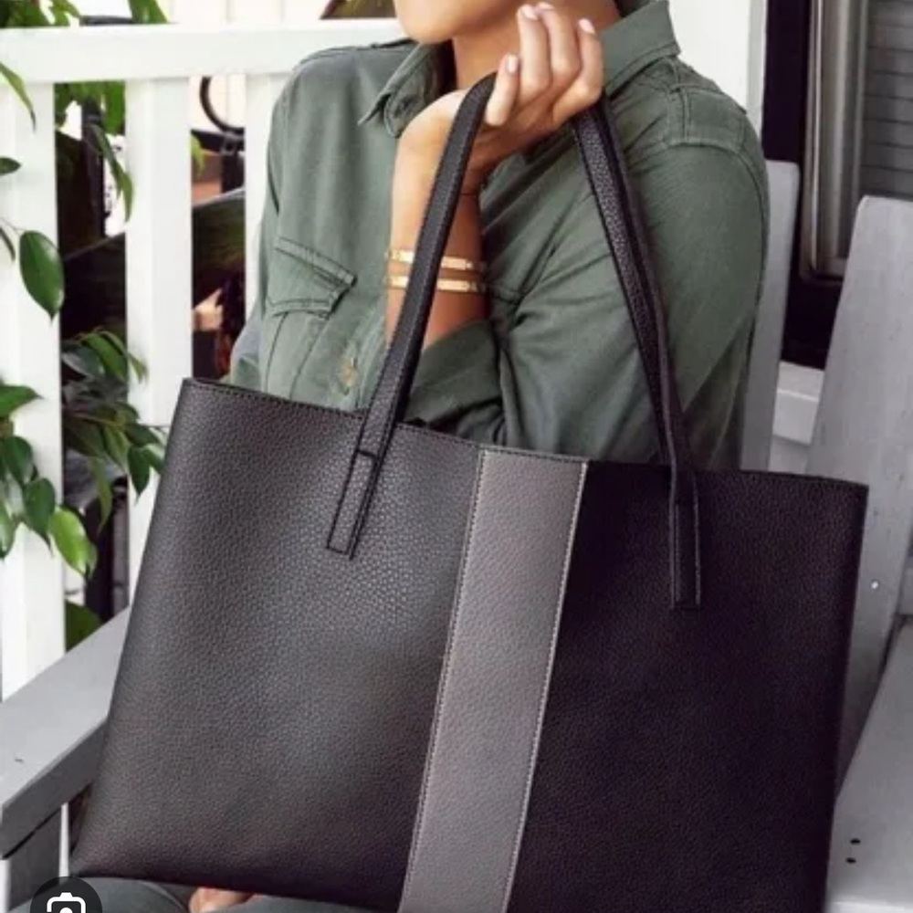 NWT Vince Camuto Vegan Leather Tote with Dust Bag